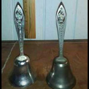 2 vintage Disney Mickey Mouse bells